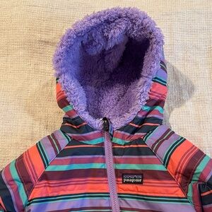 Patagonia Multicolor Striped Baby Snowsuit